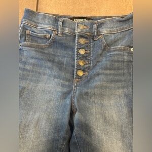 MUST GO!! ❤️ Express Size 2 Button Fly Classic Skinny Blue Women's Jeans